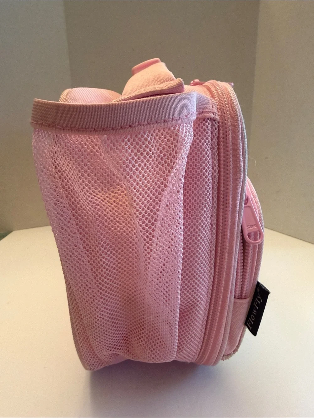 Flow Fly Glitter Pastel Rainbow Heart Insulated Lunch Bag